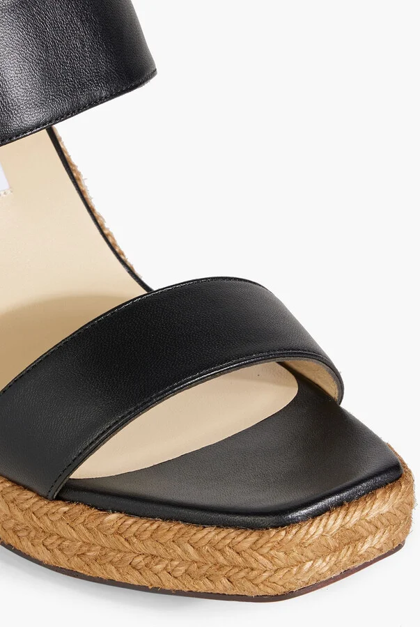 Melian 110 buckled leather wedge sandals - Image 4