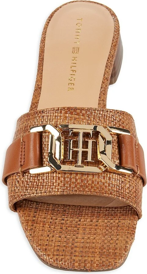Melie 27MM Logo Textured Mules - Image 5