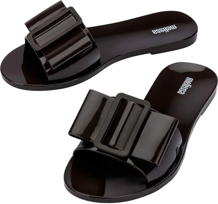 Melissa Babe Flat Slide - Brown