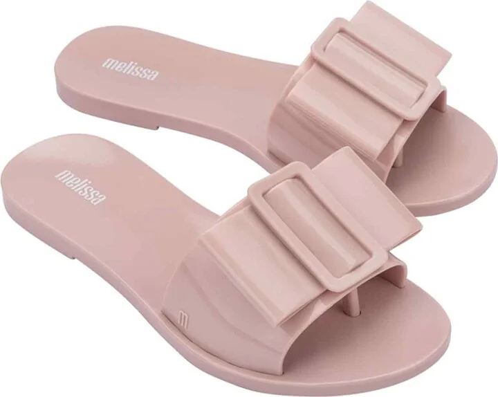 Melissa Babe Flat Slides - Pink - Image 4