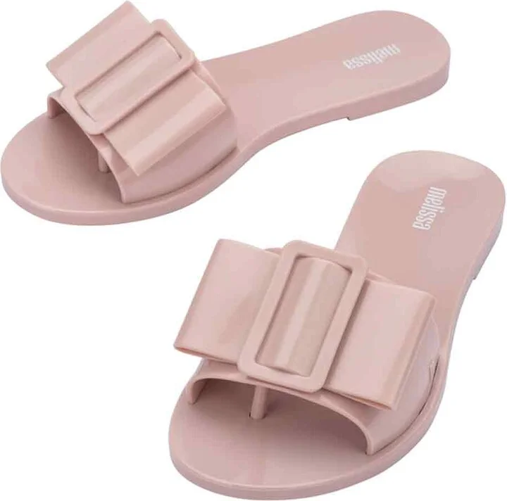 Melissa Babe Flat Slides - Pink