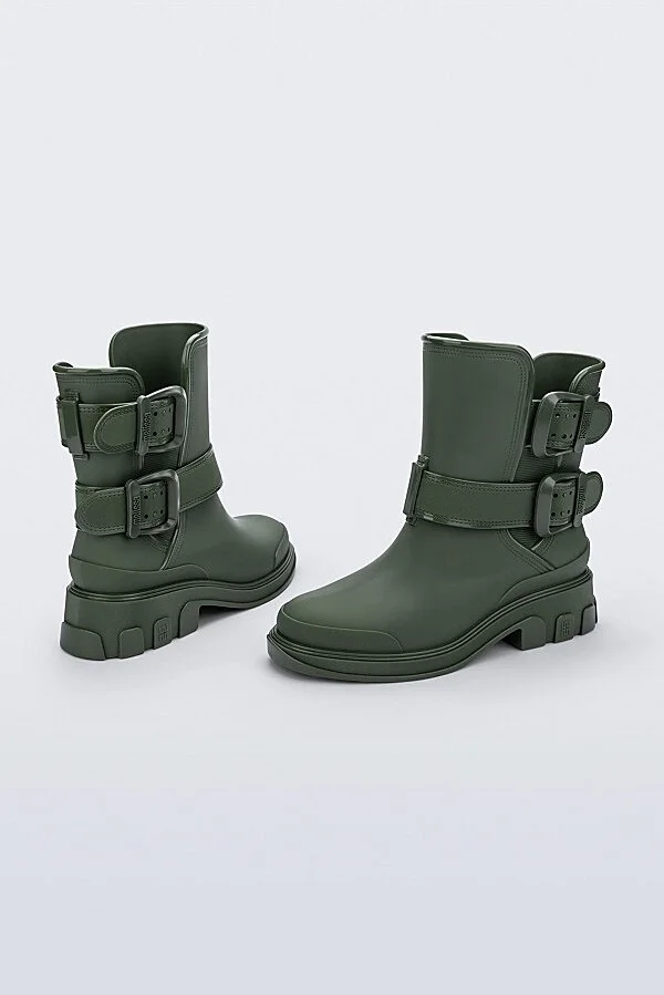 Melissa Bang Buckled Ankle Boot in Green - Image 2