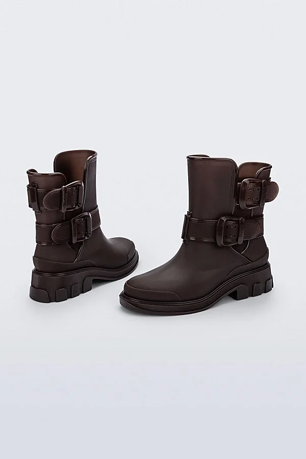 Melissa Bang Buckled Ankle Boot in Green - Image 4