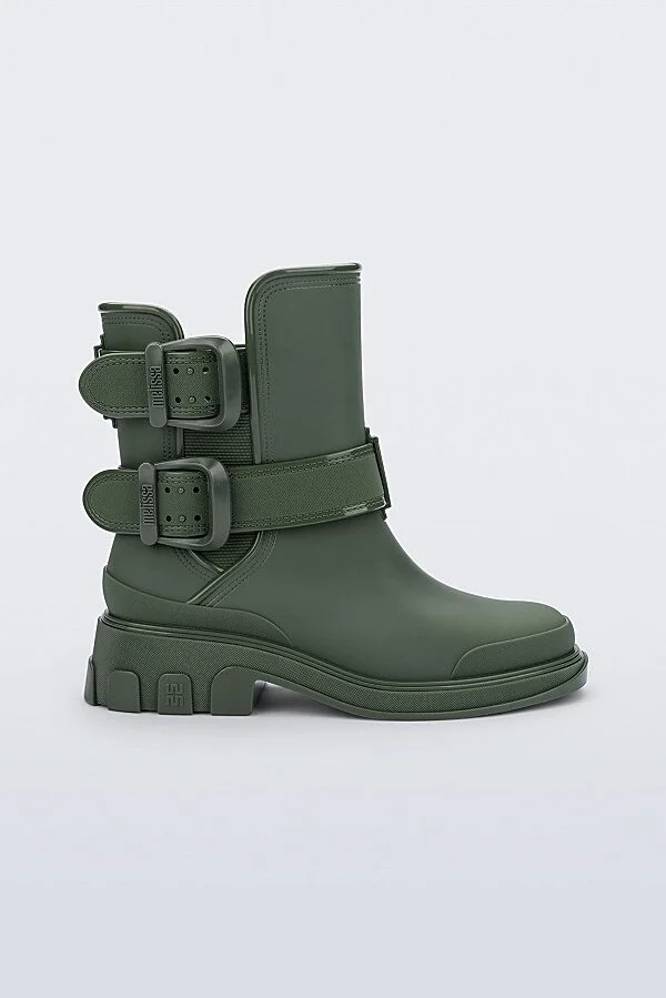 Melissa Bang Buckled Ankle Boot in Green