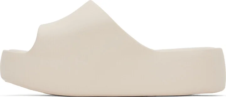 Melissa Beige Free Platform Slides - Image 3