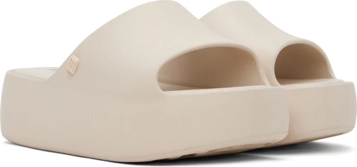 Melissa Beige Free Platform Slides - Image 4