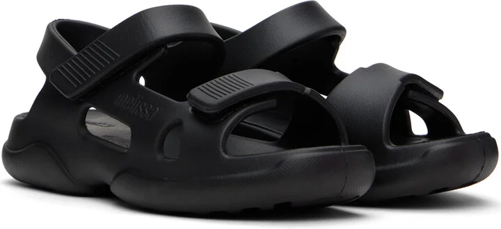 Melissa Black Free Papete Sandals - Image 4