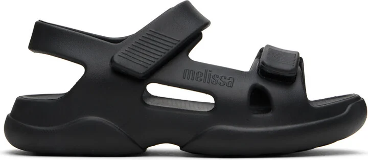 Melissa Black Free Papete Sandals