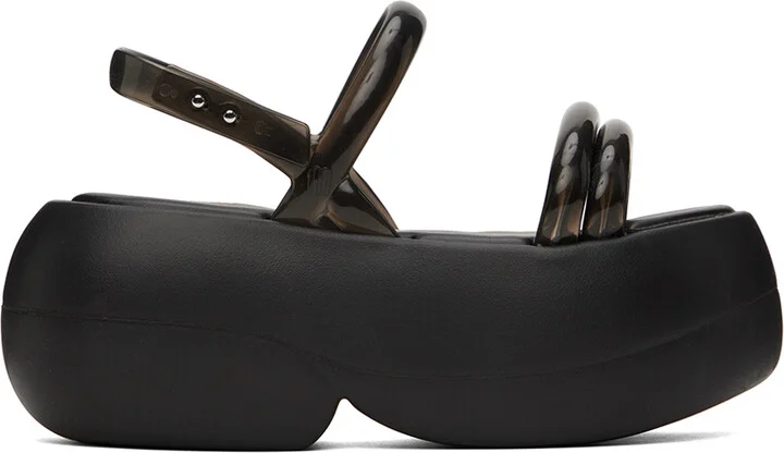 Melissa Black Melissa Airbubble Platform Sandals
