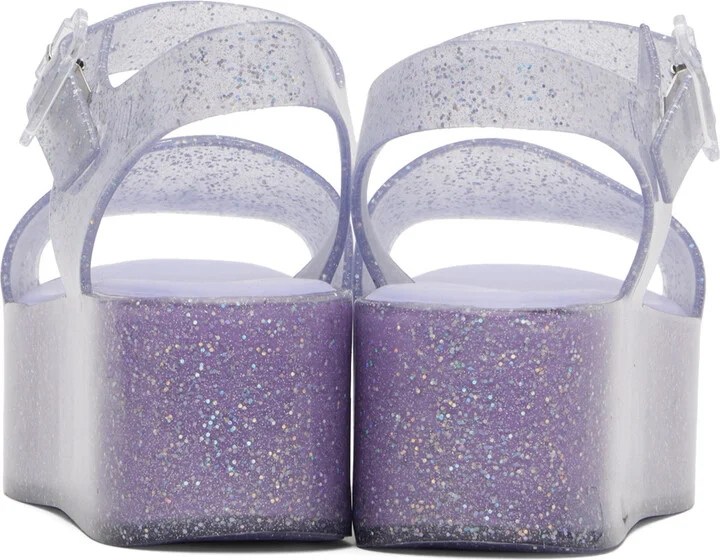 Melissa Blue Mar Platform Sandals - Image 2