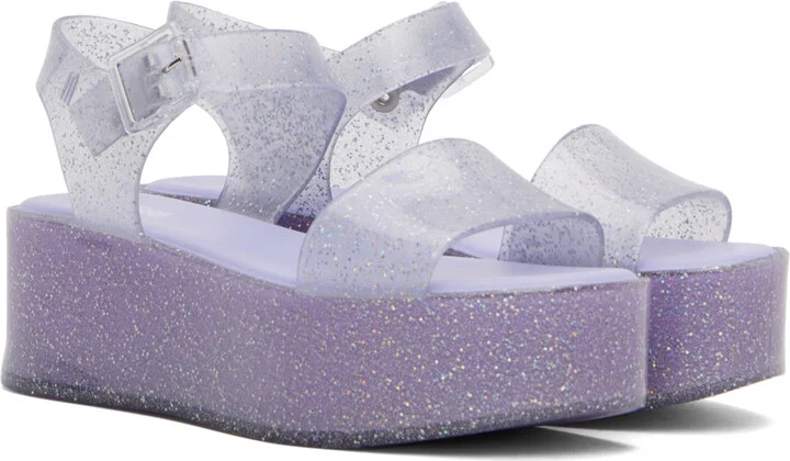 Melissa Blue Mar Platform Sandals - Image 4