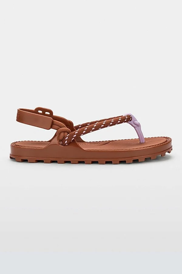 Melissa Bond Sporty Sandal in Brown/Lilac