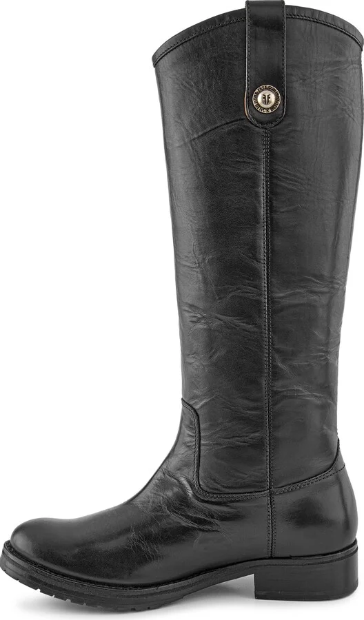 Melissa Button Lug Double Sole Riding Boot - Image 7