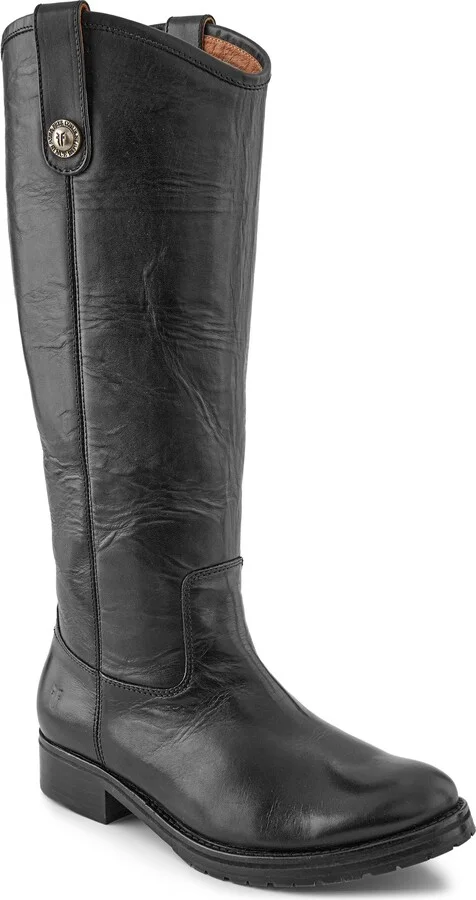 Melissa Button Lug Double Sole Riding Boot