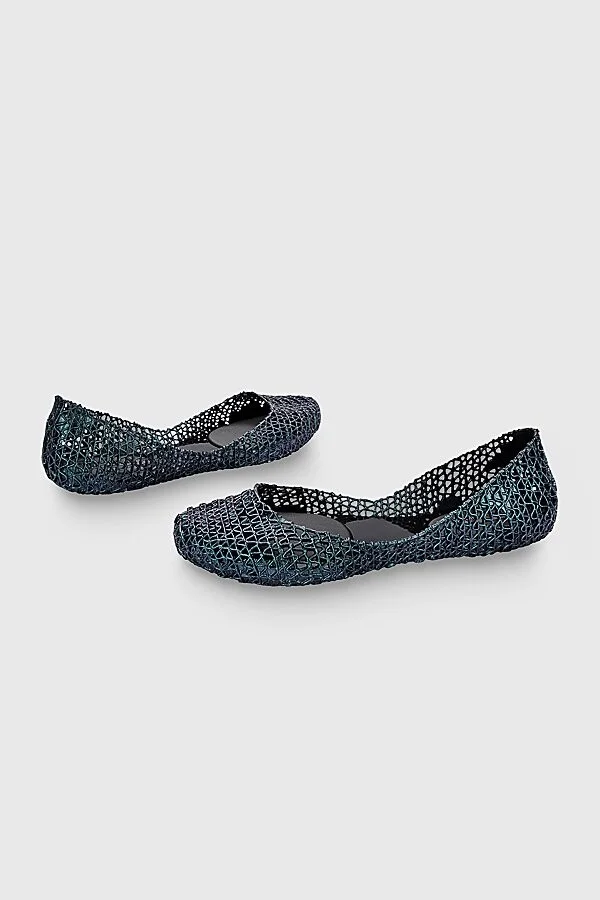 Melissa Campana Papel Jelly Ballerina Flat in Black color - Image 5