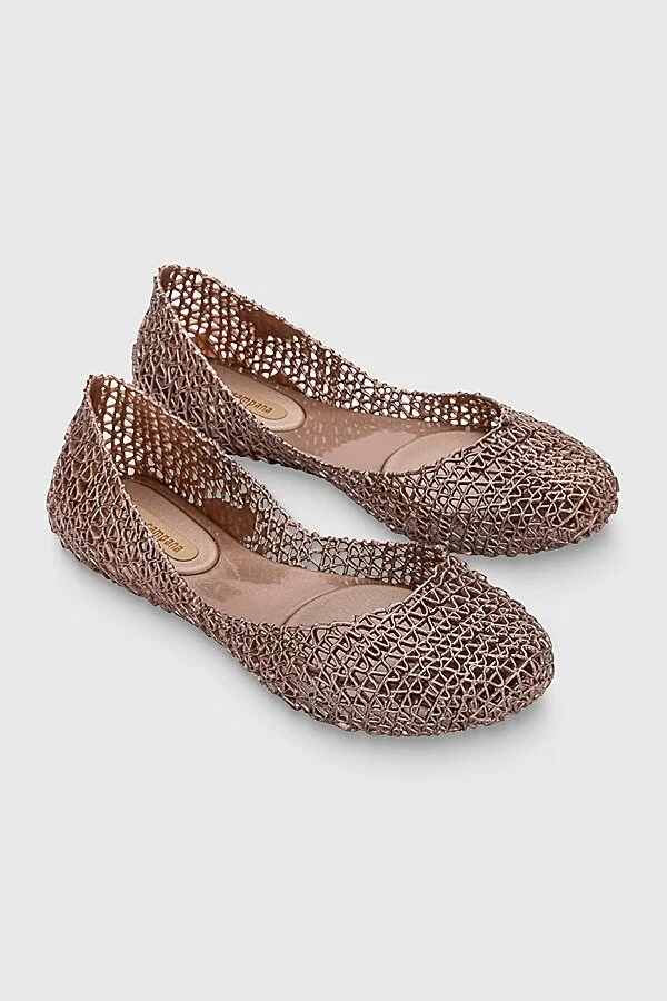 Melissa Campana Papel Jelly Ballerina Flat in Black color - Image 7