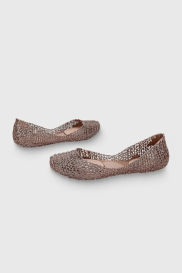 Melissa Campana Papel Jelly Ballerina Flat in Black color - Image 9