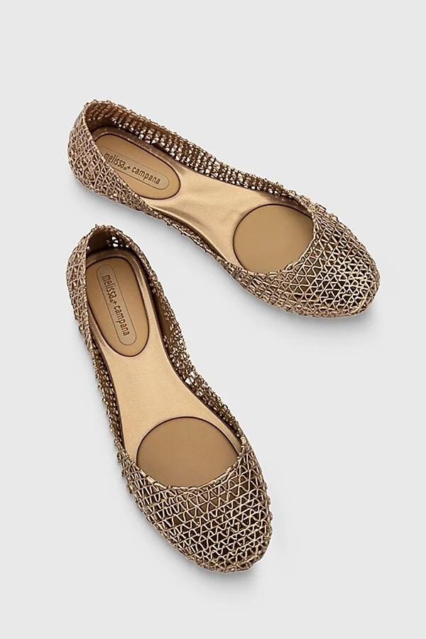 Melissa Campana Papel Jelly Ballerina Flat in Black color - Image 10