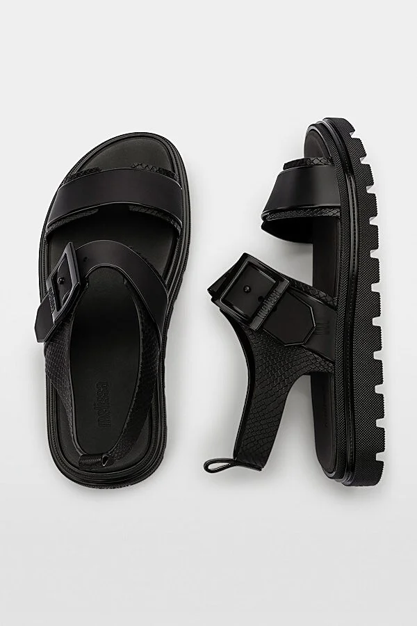 Melissa Connection Papete Sandal in Black - Image 2