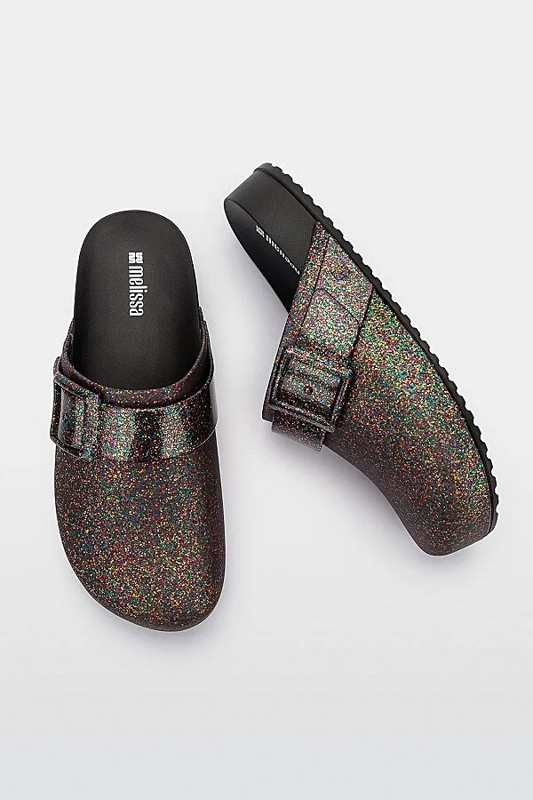 Melissa Cozy Jelly Clog in Mixed Glitter Glass - Image 3