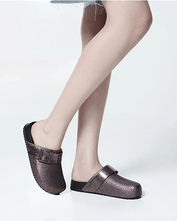 Melissa Cozy Jelly Clog in Mixed Glitter Glass - Image 4