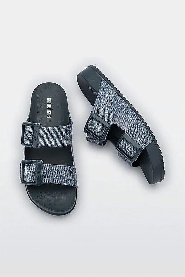 Melissa Cozy M Lover Denim Slide in Jeans Blue - Image 2