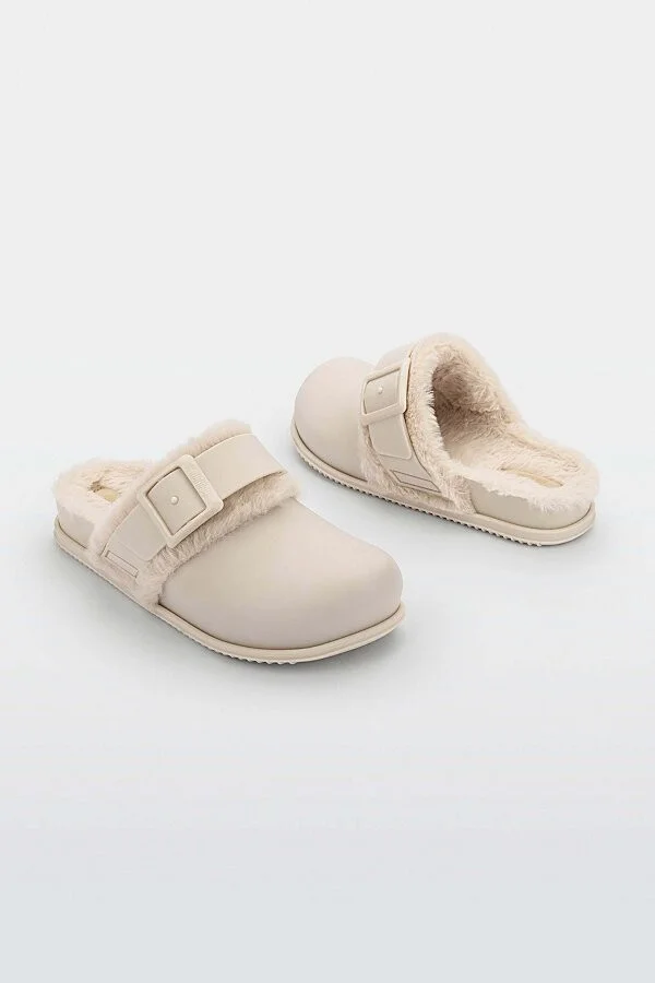 Melissa Cozy Warm Clog in Beige - Image 3