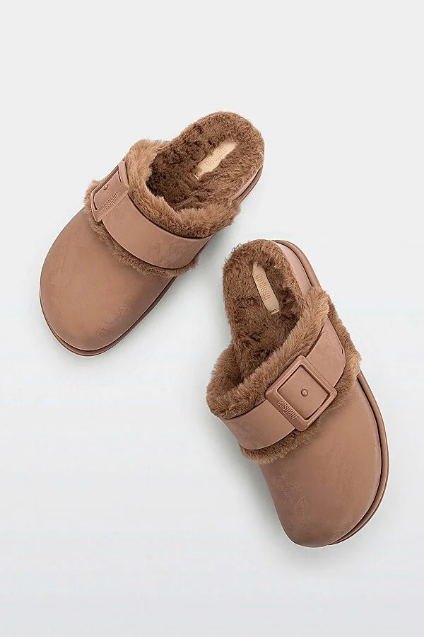 Melissa Cozy Warm Clog in Beige - Image 7