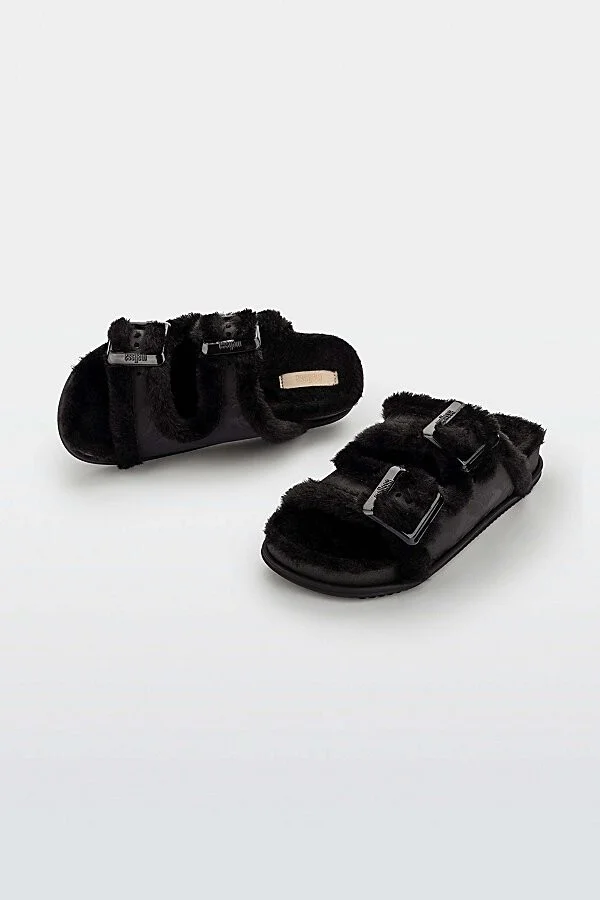 Melissa Cozy Warm Slide in Brown/Beige - Image 5