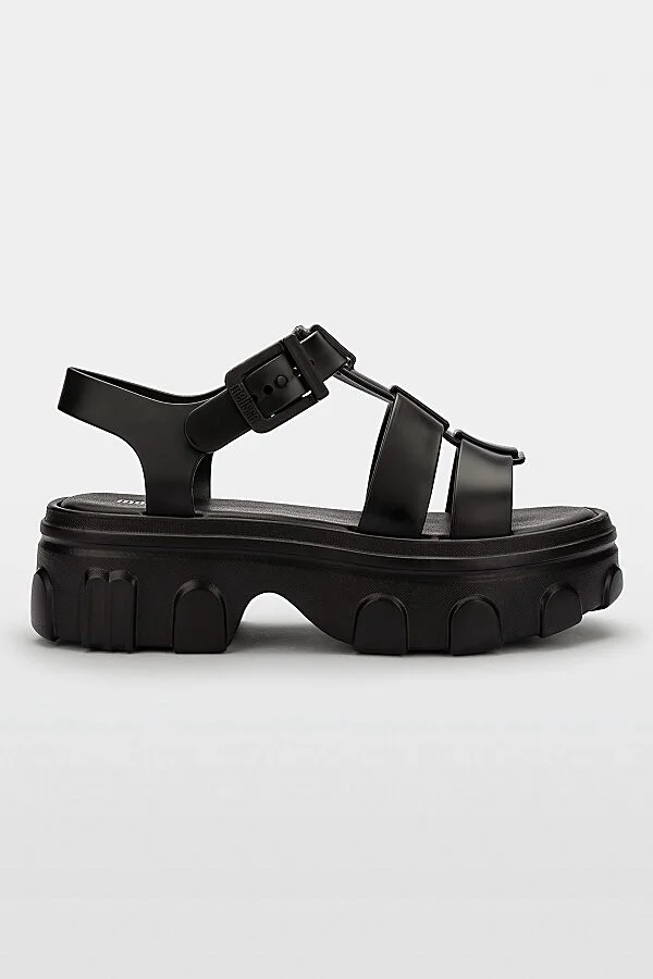 Melissa Ella Platform Sandal in Black - Image 3