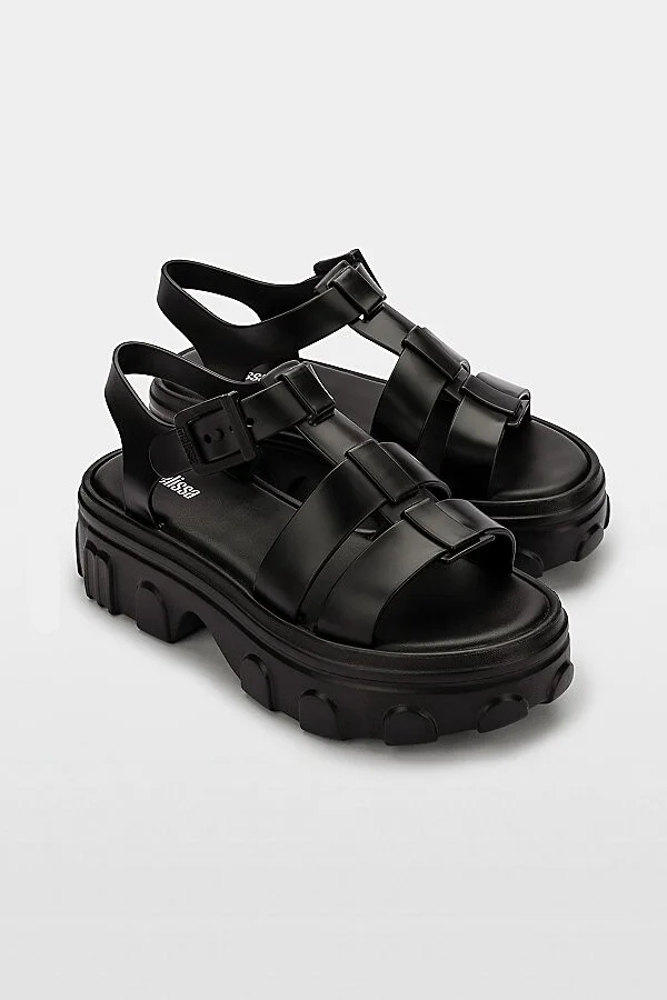 Melissa Ella Platform Sandal in Black - Image 4