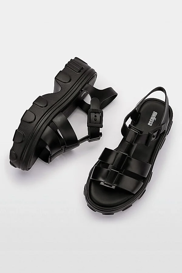 Melissa Ella Platform Sandal in Black - Image 5