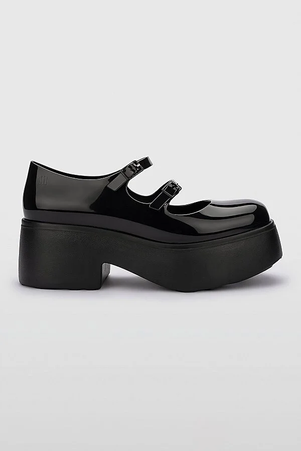 Melissa Farah Jelly Platform Mary Jane Shoe in Beige - Image 6