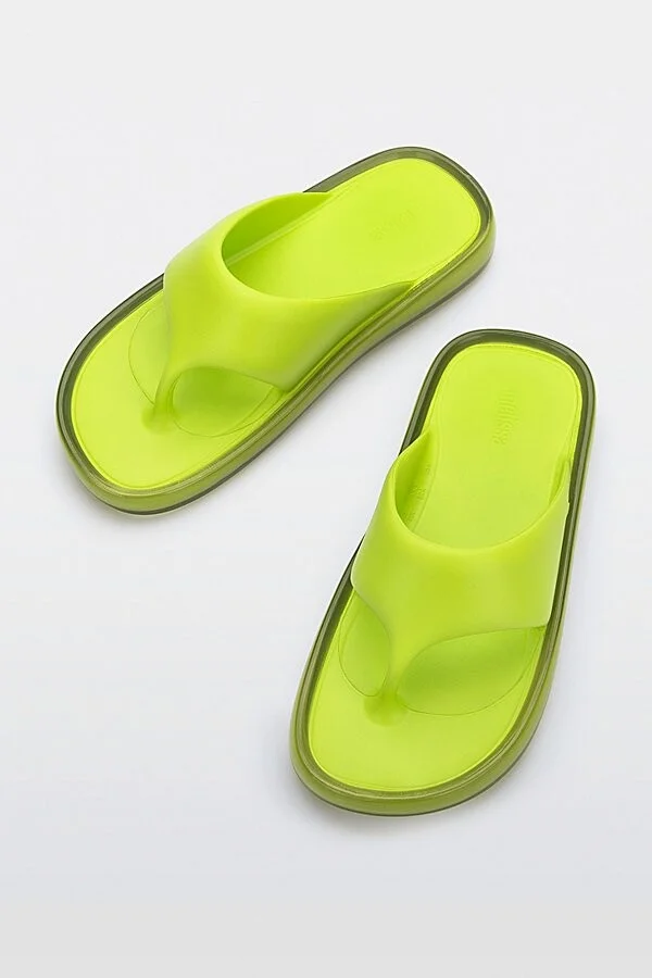 Melissa Float Jelly Thong Sandal in Black - Image 10