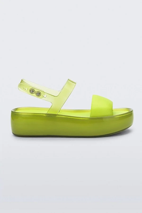 Melissa Float Platform Jelly Sandal in Green