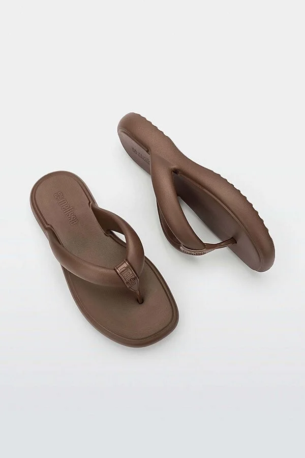 Melissa Free Low Thong Sandal in Black - Image 6