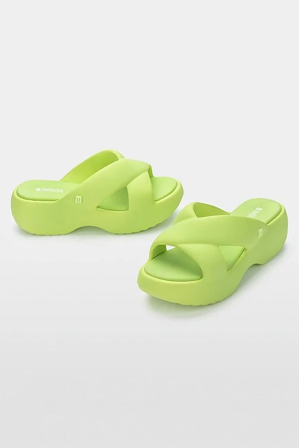 Melissa Free Rise Platform Sandal in Green - Image 3