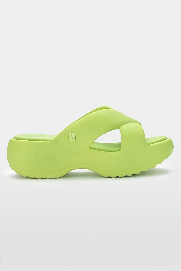 Melissa Free Rise Platform Sandal in Green