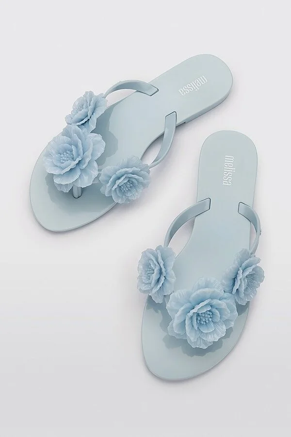 Melissa Harmonic Springtime Jelly Sandal in Red - Image 6