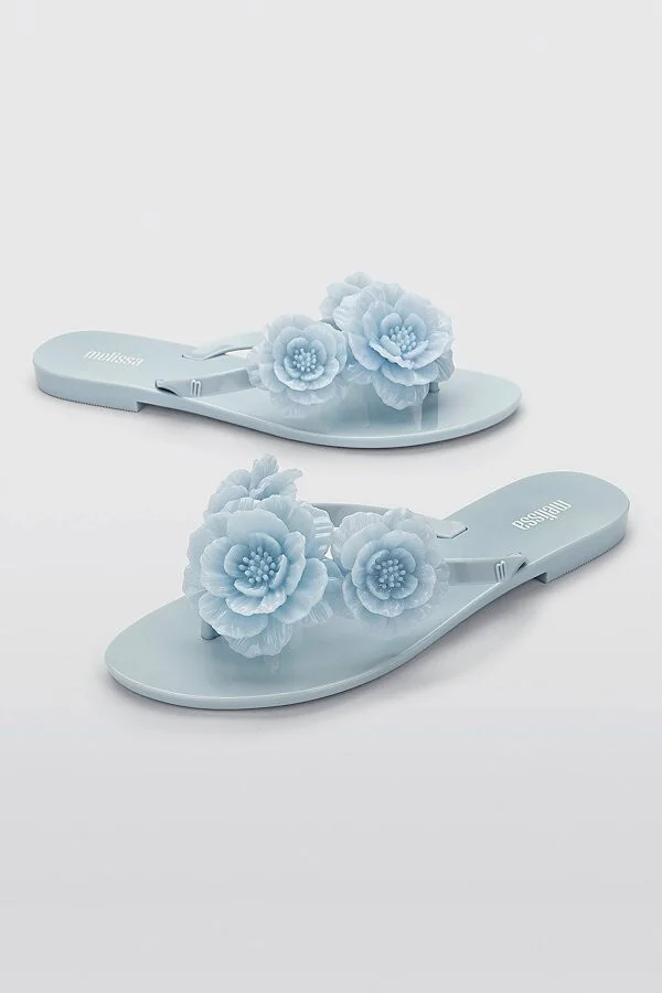 Melissa Harmonic Springtime Jelly Sandal in Red - Image 7