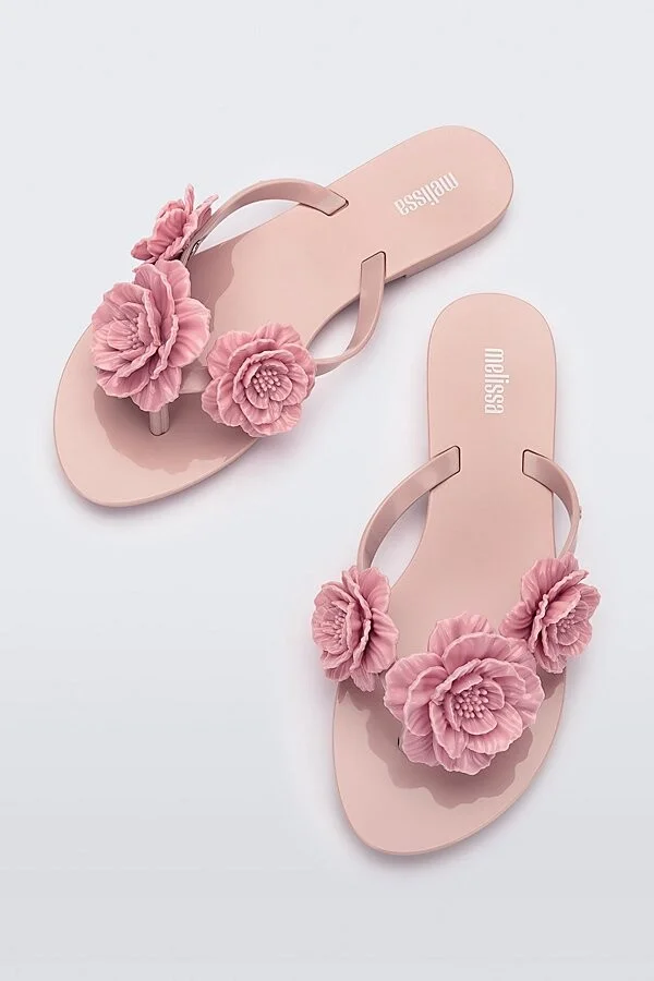 Melissa Harmonic Springtime Jelly Sandal in Red - Image 9