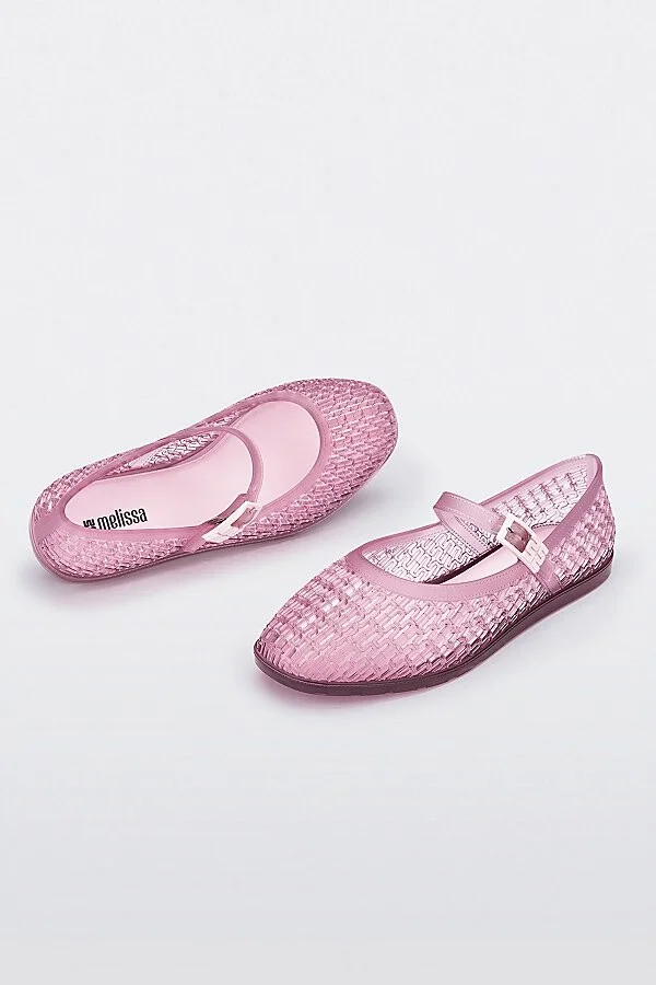 Melissa Harper Jelly Ballerina Flat in Clear - Image 8