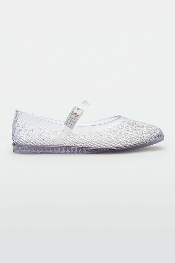 Melissa Harper Jelly Ballerina Flat in Clear