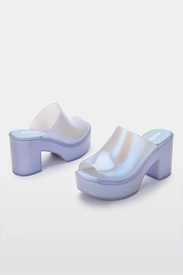 Melissa Hype Jelly Mule Heel in Black - Image 3