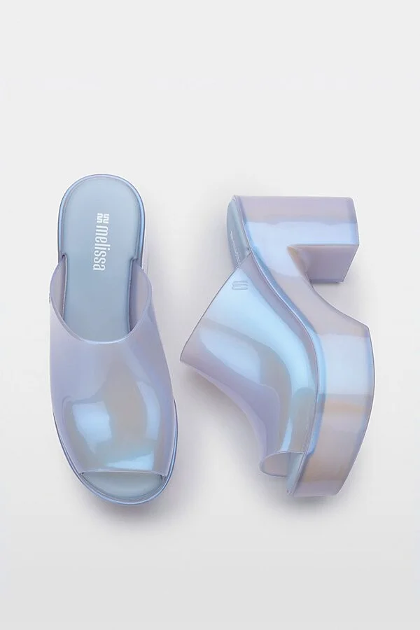 Melissa Hype Jelly Mule Heel in Black - Image 4