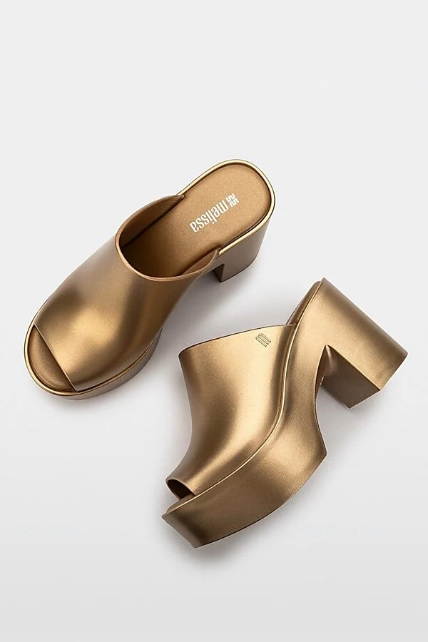 Melissa Hype Jelly Mule Heel in Black - Image 5