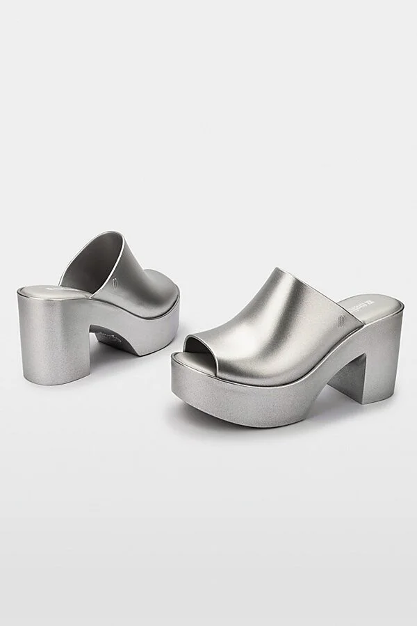 Melissa Hype Jelly Mule Heel in Black - Image 7