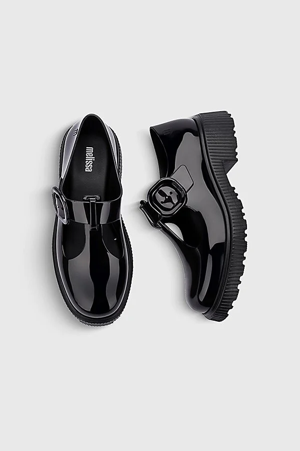 Melissa Jackie Jelly Mary Jane Shoe in Black - Image 5