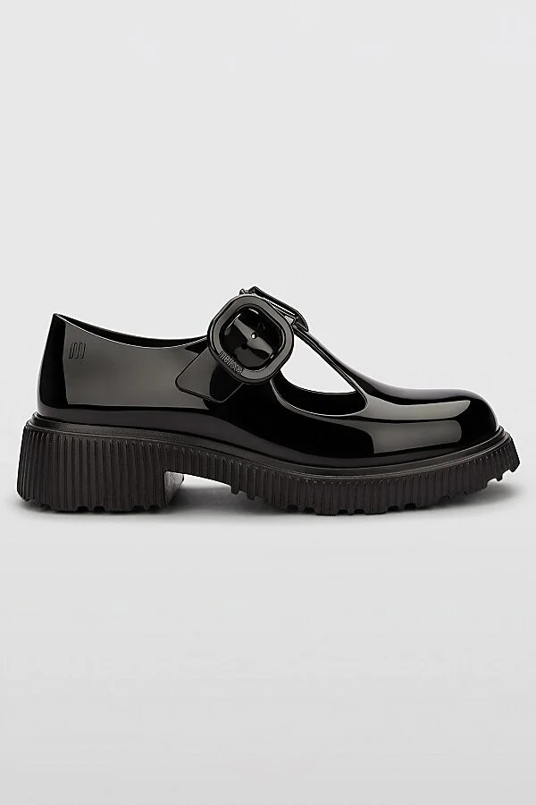 Melissa Jackie Jelly Mary Jane Shoe in Black