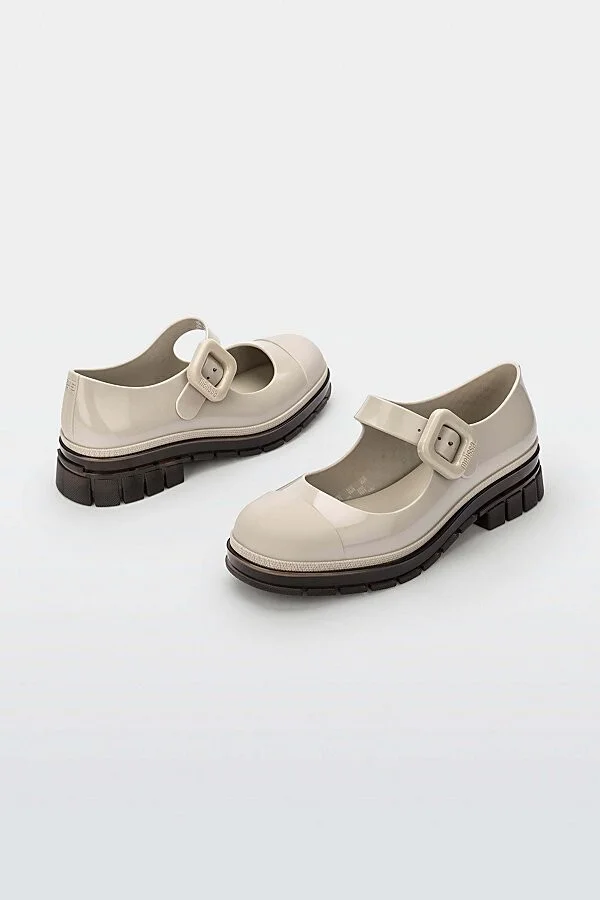 Melissa June Jelly Mary Jane Shoe in Burgundy - Image 10